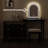 Makeup Vanity with Light mirror,3 drawers