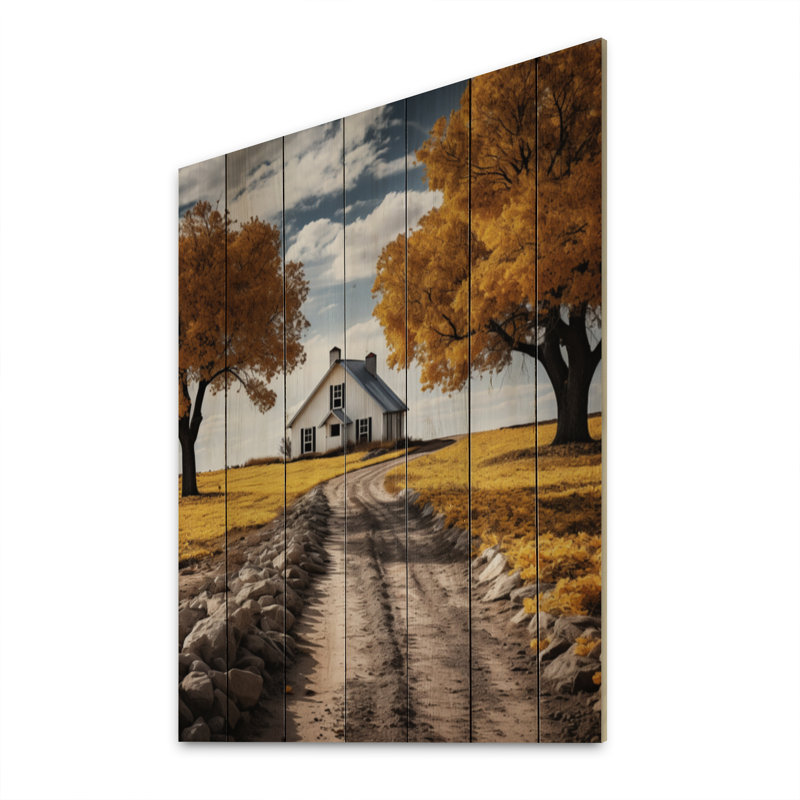 Élégance campagnarde I sur bois, H 40 po x l 30 po x P 0,78 po