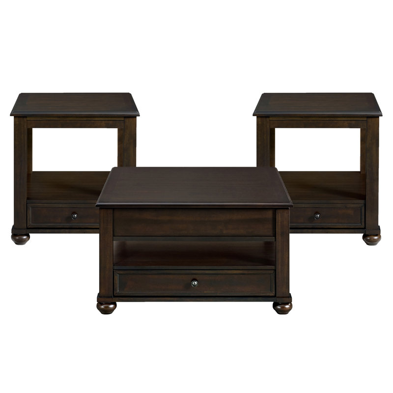 Ensemble de tables d'appoint 3 pièces Spinelli