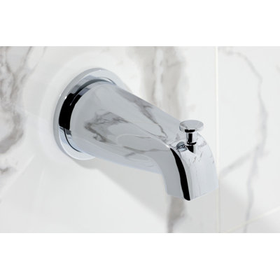 Robinet de baignoire et douche à deux poignées synchrones en laiton Kingston