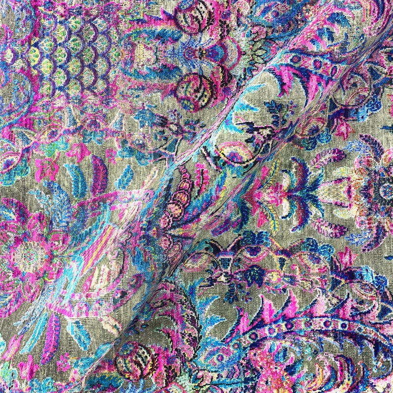 Floral Area Rug, Rectangle 10' x 14'
