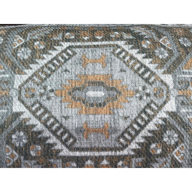 Tapis à jet antique Toss Pillow gris 16 po x 25 po