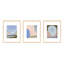 Morning Sky Set Of 3 By Andrea Stokes - Framed Wall Art-50679925-50679927