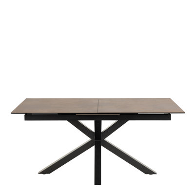 Harrisonburg Extendable Metal Base Dining Table