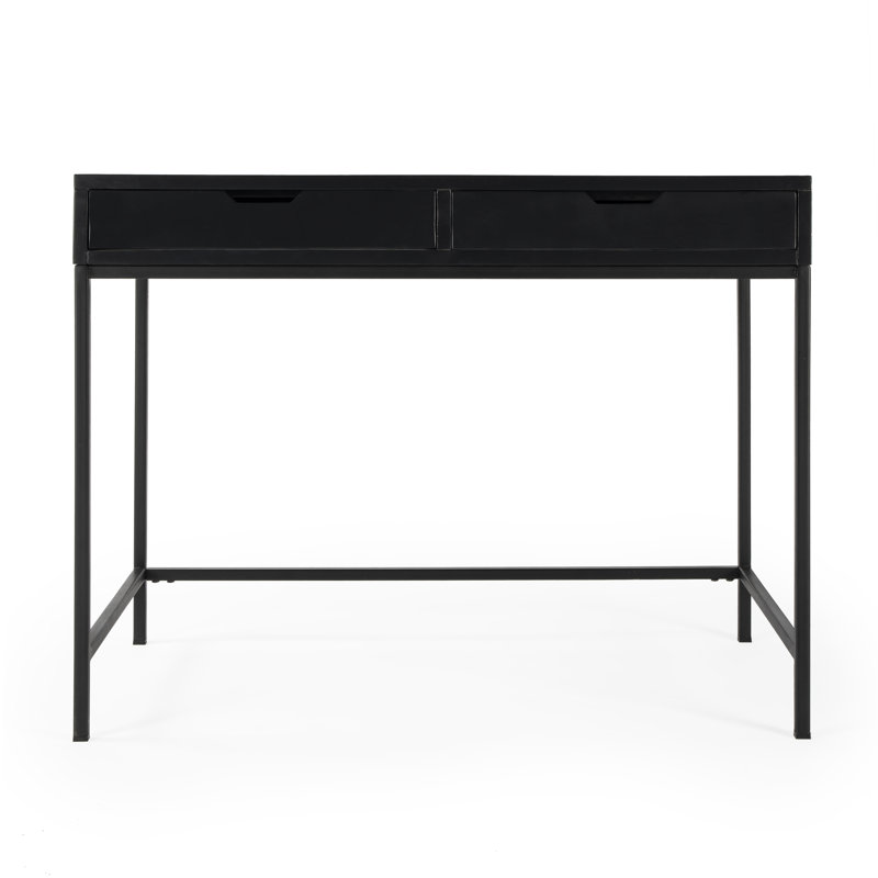 Belka Desk with Drawers, Black