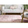 Dazzle Blush Pink/White Disa Vintage Medallion Soft Rug