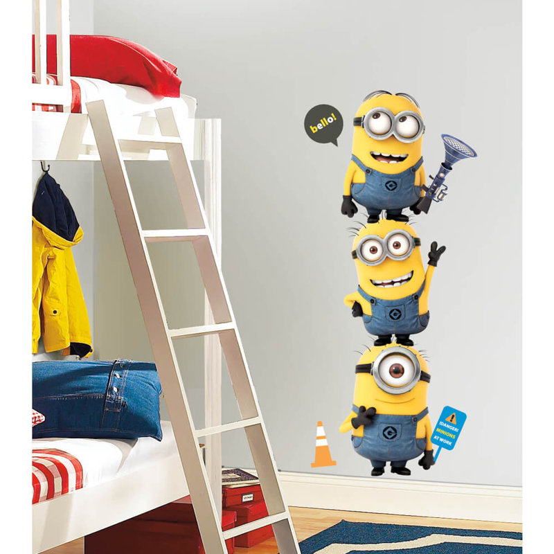 Despicable Me 2 Entertainment Non-Wall Damaging Wall Decal