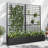 73"H×35"W Metal Planter Box with Trellis with Wheels-438873829