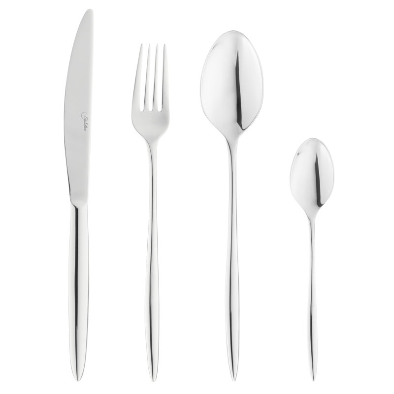 Ensemble de couverts en acier inoxydable 18/10 Galicio Bari Collection Sedici