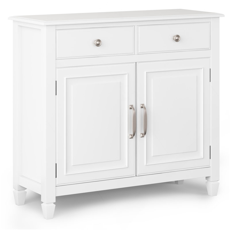 Armoire de rangement en bois Connaught, White
