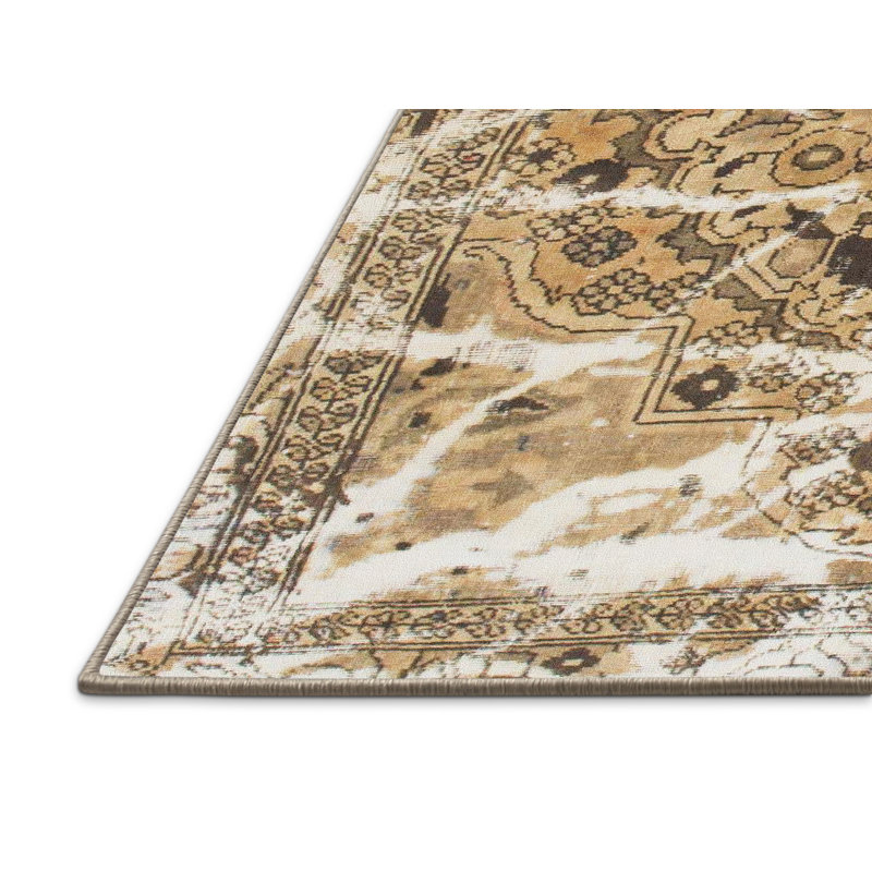 Tapis abstrait multicolore Stannards, Rectangle 4 pi x 6 pi