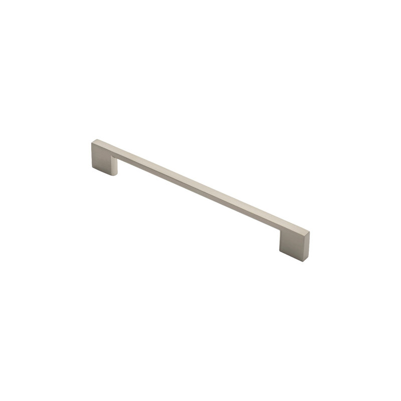 Slim D Bar Handle, Satin Nickel, 2.6 x 2.23cm