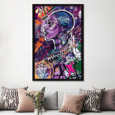 Black Is Love by Justin Copeland - Print on Canvas