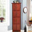 Armoire de chambre à coucher 8 portes avec rangement spacieux et espace de rangement de 72 po