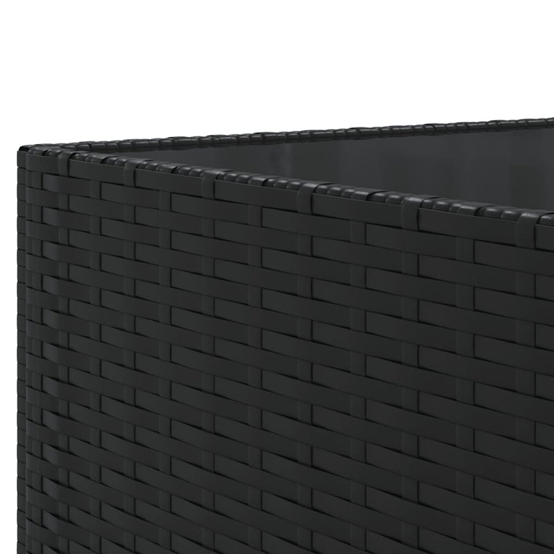  Patio Lounge Set Set Of 5 Black