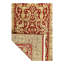 Tapis oriental rouge en laine / coton fait à la main 4 pi x 6 pi Oriental