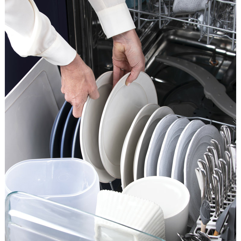 24" 48 dBA Built-In Fully Integrated Dishwasher with Sanitize Cycle and Dry Boost, Black Slate