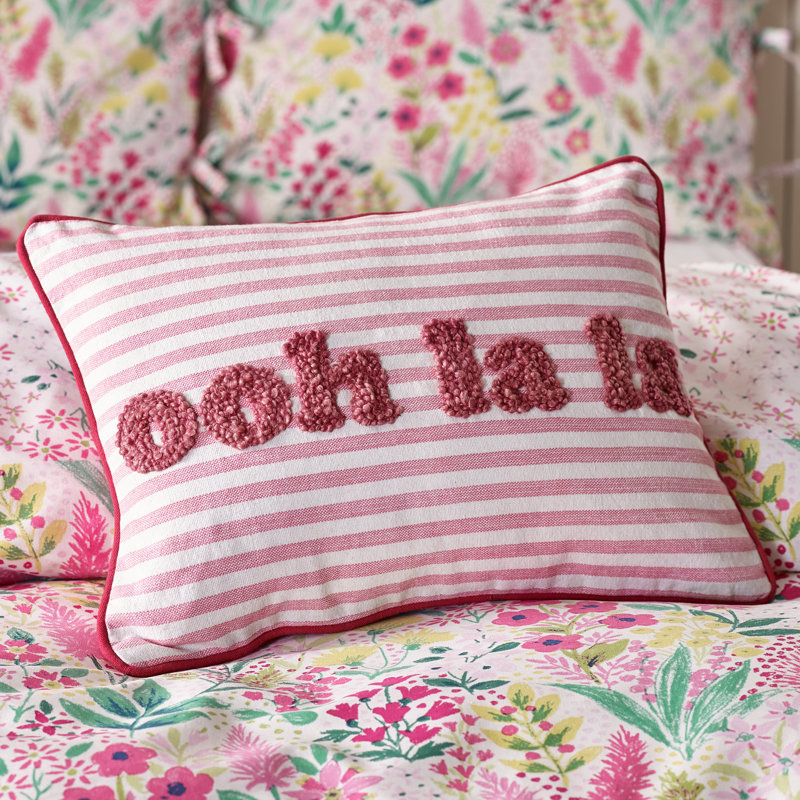 Oh La La Tufted Stripe Cushion
