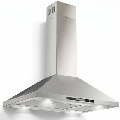 36 inches Island Ceiling Mount Range Hood Stainless Steel