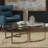Lavi Glass Top Nesting Coffee Table