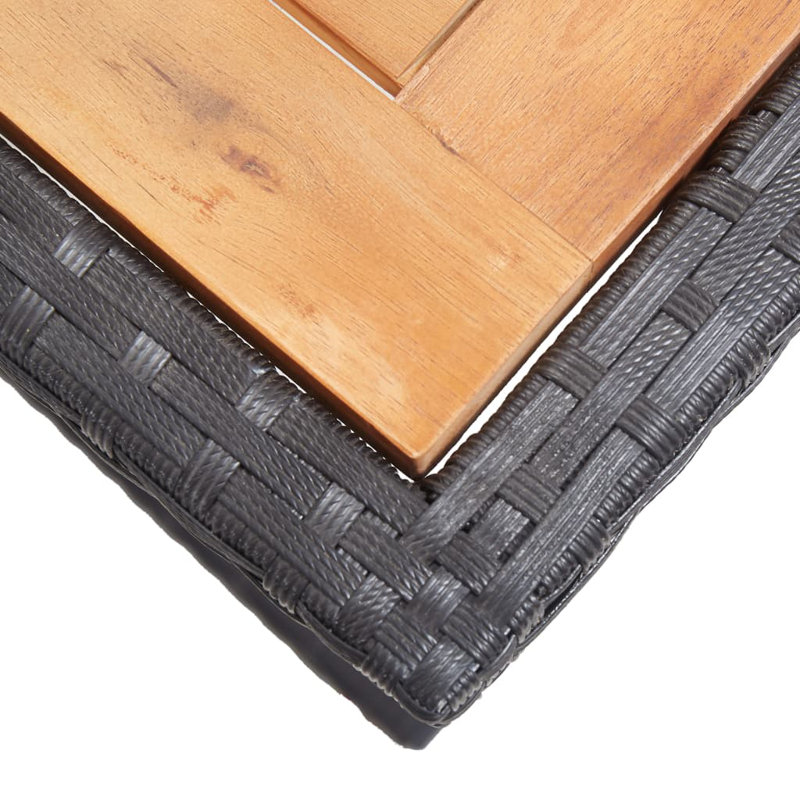 Akemi Coffee Table, Black, Brown