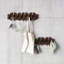 Picket 8-Hook Wall-Mounted Wooden Coat Rack with Adjustable Flip-Down Hooks-119418687