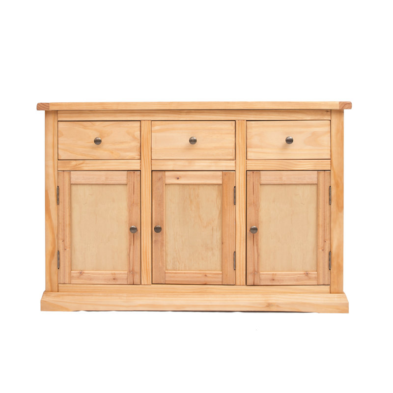 Dayana 3+3 Sideboard, Natural/Antique Brass