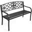 Overturf Metal Outdoor Bench