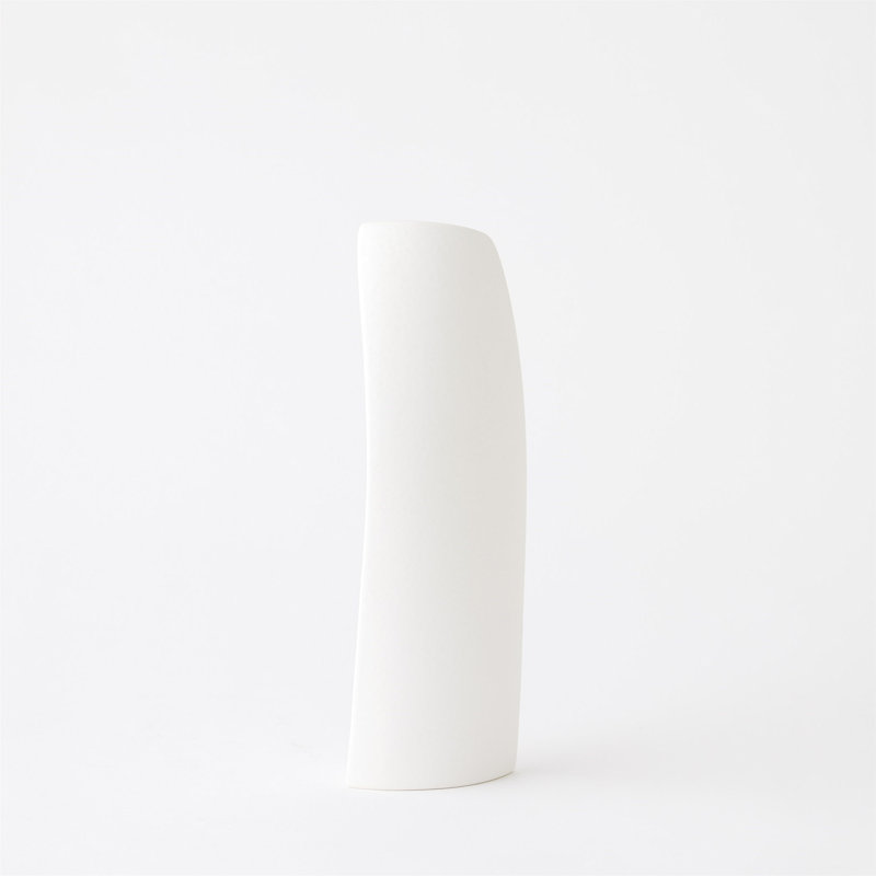 Willow Handmade Ceramic Table Vase, 13" H x 4" W x 2.5" D