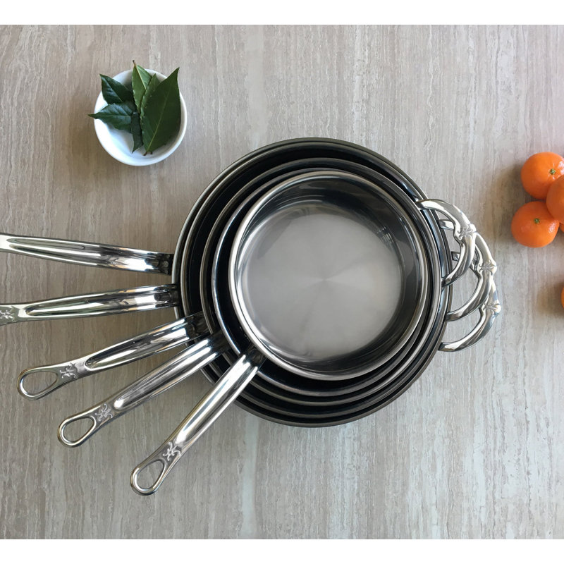Hestan NanoBond 10-Piece Stainless Steel Cookware Set