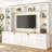 Entertainment Center With Bookshelves, 6 Drawers And 2 Cabinets-109572708
