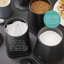 Swan SWKA18521BLKN Stealth Set of 3 Storage Canisters for Coffee/Sugar/Tea & Other Loose Ingredients, Airtight Lids, 1.3L, Black