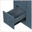 Meuble-lavabo 30 po avec lavabo, meuble-lavabo avec un tiroir rabattable et deux tiroirs, tablette réglable, bois massif et panneau de fibres à densité moyenne, bleu gris-129460154