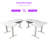 Becali 63'' L-Shaped Height Adjustable Standing Desk With A Drawer-2120531037