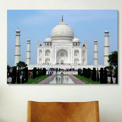 Taj Mahal Photographic Print on Wrapped Canvas