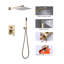 Robinet de douche mural avec valve brute-70487893