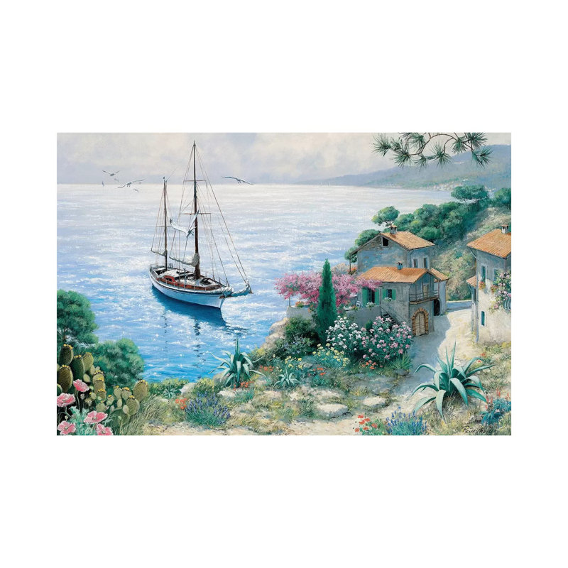 The Bay by Peter Motz - Wrapped Canvas Painting, 20.32 cm H x 30.48 cm W