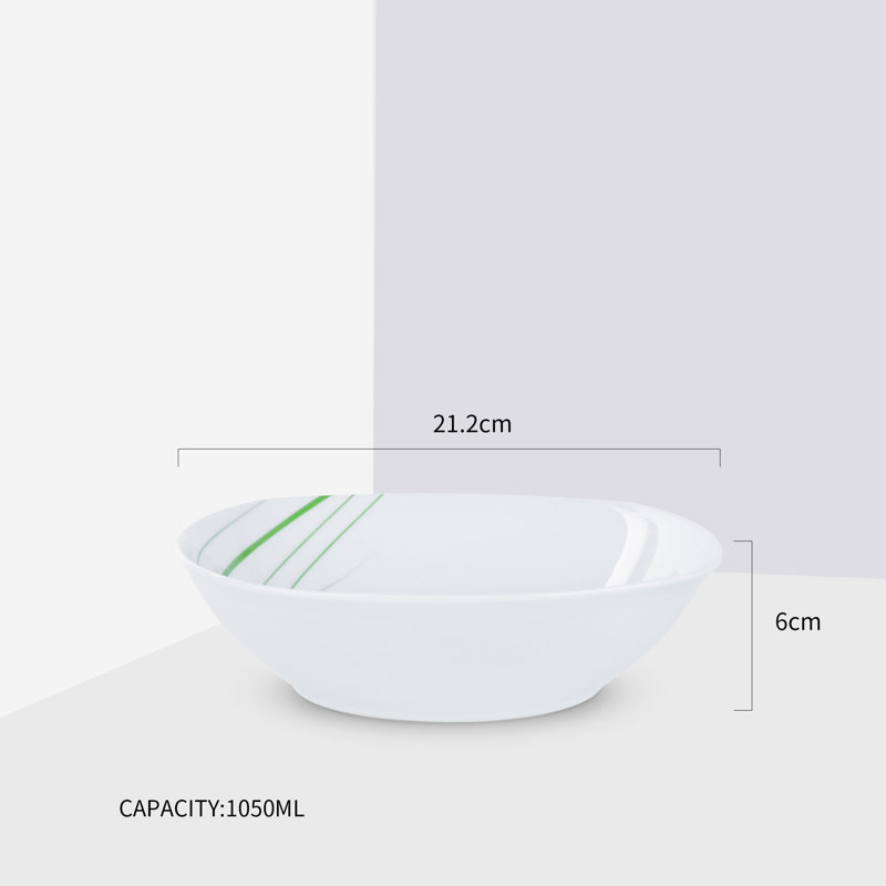Vancasso Porcelain China Salad Bowl