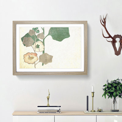 Floral Design by Ogata Korin - Framed Print