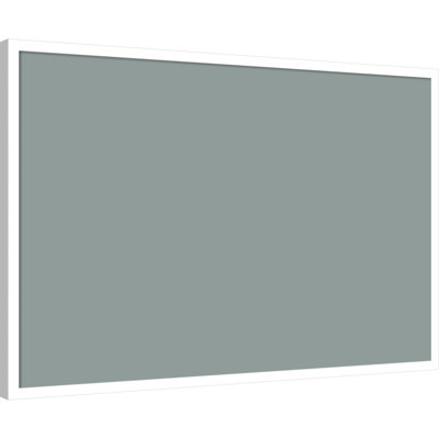 Tableau magnétique en tissu encadré, 37 x 25 cm, motif bleu pâle, pour l'organisation murale