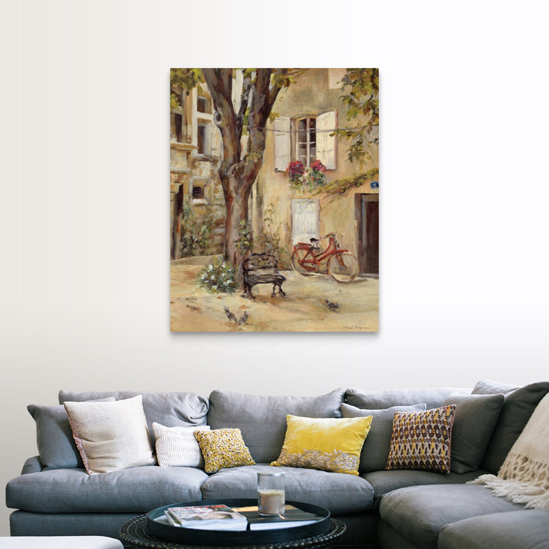 Provence Village I, reproduction d'art, H 20 po x l 16 po x p 1,5 po, Toile