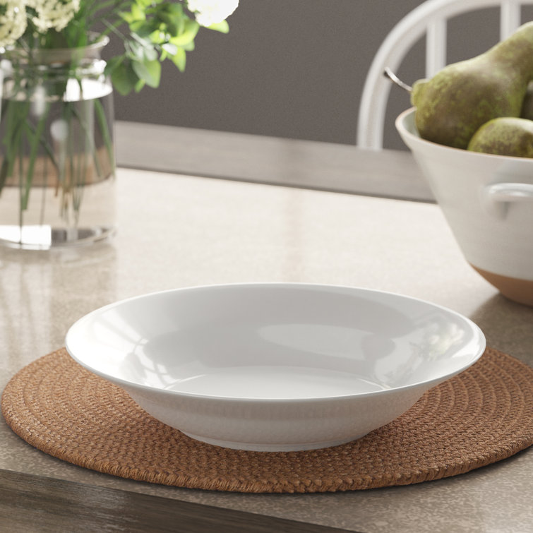 Ten Strawberry Street Classic White 10 New Britain Rim Soup