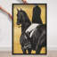 Oliver Gal Taming the Rhythm Gold II Horse - Leaf Framed Shadowbox Art-371476694-371476691
