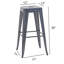 Tabouret à hauteur de comptoir 30 pouces-125539907-125539914