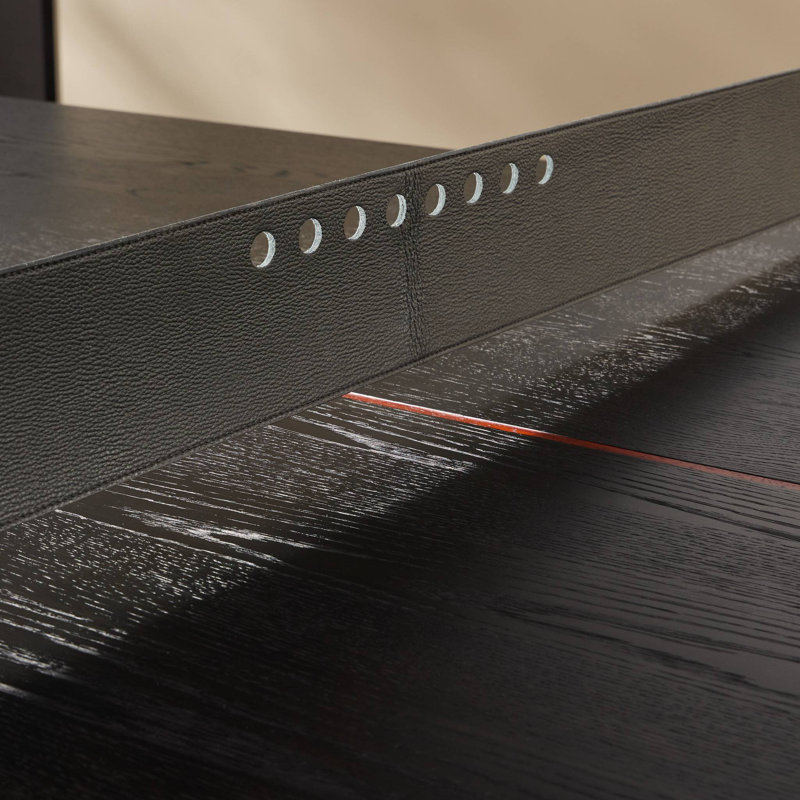 Ping Pong Table-Ebonized Oak Veneer, Black