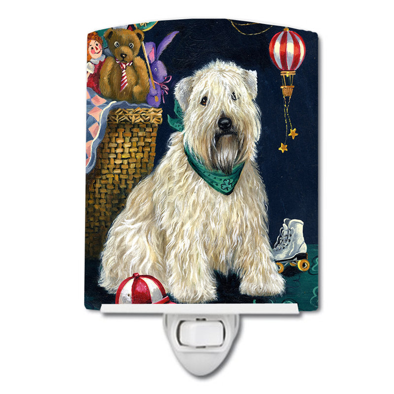 Veilleuse Westie, Terrier irlandais salle de jeux