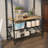 Metal Entryway Hall Tree, 25-Inch Freestanding Coat Rack with Hooks for Hallway or Bathroom