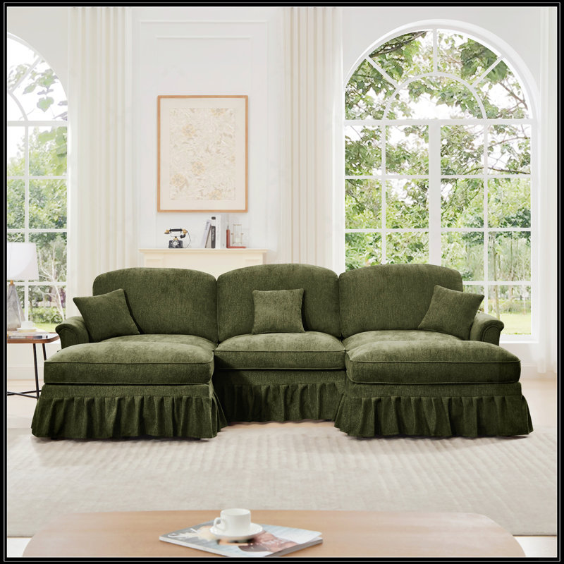 Canapé modulaire en U avec accoudoirs évasés Classic Comfy