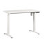 Bureau assis / debout, finition blanche