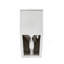 Toilette une pièce en céramique pour salle de bain, 12 po, 1,24 / 1,6 GPF, double chasse avec siège à fermeture douce, puissant double chasse CARTE 800 g